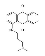 1-[3-(dimethylamino)propylamino]anthracene-9,10-dione Structure