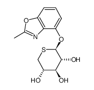 2-methyl-4-benzoxazolyl 5-thio-β-D-xylopyranoside结构式