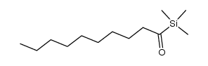 1-trimethylsilanyl-decan-1-one Structure