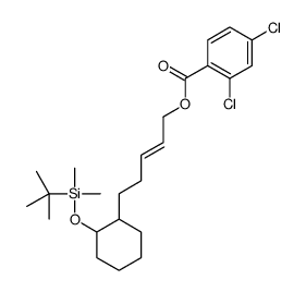 [(Z)-5-[(1R,2S)-2-[tert-butyl(dimethyl)silyl]oxycyclohexyl]pent-2-enyl] 2,4-dichlorobenzoate Structure