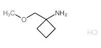 1-(METHOXYMETHYL)CYCLOBUTANAMINE structure