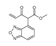 BUTANOIC ACID, 2-(2,1,3-BENZOXADIAZOL-4-YLMETHYLENE)-3-OXO-, METHYL ESTER structure