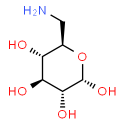 6-Amino-6-deoxy-α-D-glucopyranose structure