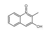 2-methyl-quinolin-3-ol-1-oxide Structure