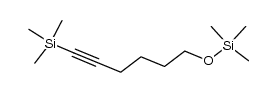 6-[(trimethylsilyl)oxy]-1-(trimethylsilyl)-1-hexyne Structure