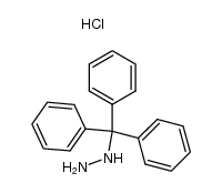 triphenylmethylhydrazine hydrochloride结构式