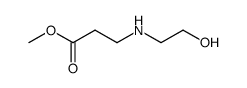 3-(2-hydroxyethylamino)propionic acid methyl ester Structure