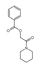 2-oxo-2-(piperidin-1-yl)ethyl benzoate Structure