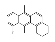 11-fluoro-7,12-dimethyl-1,2,3,4-tetrahydrobenzo[a]anthracene Structure