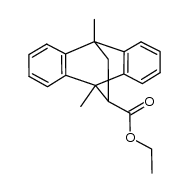 ethyl 9,10-dimethyl-9,10-dihydro-9,10-ethanoanthracene-11-carboxylate Structure