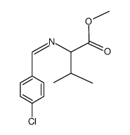 4-ClC6H4CH=NCH(iPr)CO2Me Structure