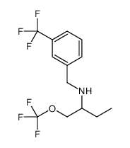 1-(Trifluoromethoxy)-N-[3-(trifluoromethyl)benzyl]-2-butanamine结构式