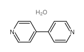 4,4'-Dipyridine hydrate Structure