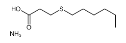 azanium,3-hexylsulfanylpropanoate结构式