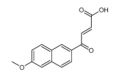 4-(6-methoxynaphthalen-2-yl)-4-oxo-2-butenoic acid结构式