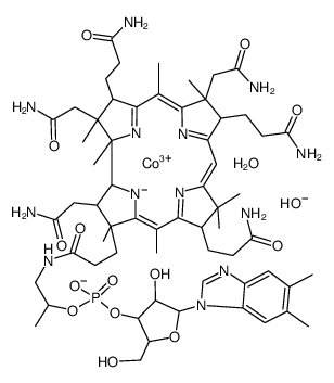 aquacob(III)alamin Structure