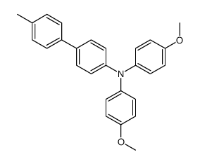 N,N-bis(4-methoxyphenyl)-4-(4-methylphenyl)aniline结构式