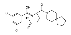 (4R)-5-(8-azaspiro[4.5]decan-8-yl)-4-[(3,5-dichlorobenzoyl)amino]-5-oxopentanoic acid picture