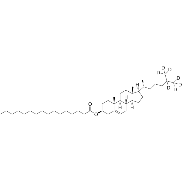 Cholesteryl palmitate-d7 Structure