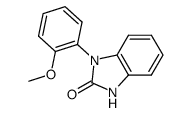 1-[2-methoxyphenyl]-1H-benzo[d]imidazol-2(3H)-one结构式