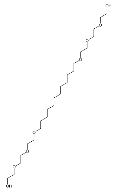 2-[2-[2-[12-[2-[2-(2-hydroxyethoxy)ethoxy]ethoxy]dodecoxy]ethoxy]ethoxy]ethanol Structure