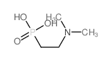 Phosphonic acid,P-[2-(dimethylamino)ethyl]-结构式