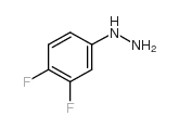 3,4-difluorophenylhydrazine Structure