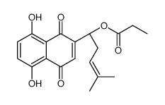 Propionylshikonin structure