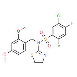 5-氯-N-(2,4-二甲氧基苄基)-2,4-二氟-N-(噻唑-2-基)苯磺酰胺图片