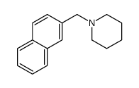 1-(naphthalen-2-ylmethyl)piperidine结构式