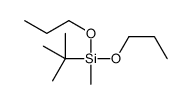 tert-butyl-methyl-dipropoxysilane结构式