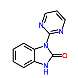 1-(2-Pyrimidinyl)-1,3-dihydro-2H-benzimidazol-2-one structure