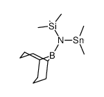 (Me3Si)(9-boracyclo[3.3.1]nonyl)NSnMe3结构式