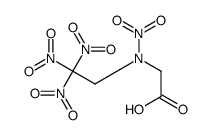 2-[nitro(2,2,2-trinitroethyl)amino]acetic acid Structure