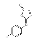 5-(4-chlorophenyl)iminofuran-2-one结构式