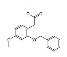 methyl 2-(4-methoxy-2-phenylmethoxyphenyl)acetate Structure