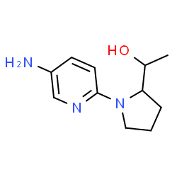 1-(1-(5-Aminopyridin-2-yl)pyrrolidin-2-yl)ethan-1-ol结构式