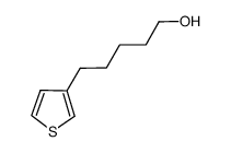 5-thiophen-3-yl-pentan-1-ol structure