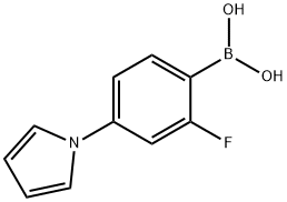 2-Fluoro-4-(1H-pyrrol-1-yl)phenylboronic acid structure