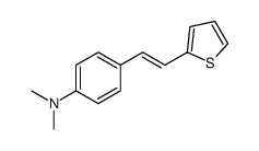 (E)-1-(4-N,N-dimethylaminophenyl)-2-(2-thienyl)ethylene Structure