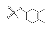 3,4-dimethylcyclohex-3-enol mesylate结构式