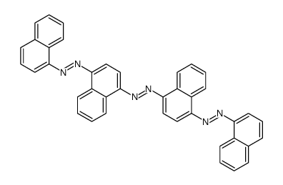 bis[4-(naphthalen-1-yldiazenyl)naphthalen-1-yl]diazene结构式