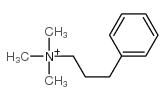 3-phenylpropyltrimethylammonium structure