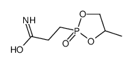 3-(4-methyl-2-oxo-1,3,2λ5-dioxaphospholan-2-yl)propanamide Structure