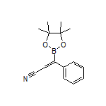 2-Cyano-1-phenylvinylboronic Acid Pinacol Ester Structure