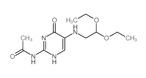 Acetamide,N-[5-[(2,2-diethoxyethyl)amino]-1,6-dihydro-6-oxo-2-pyrimidinyl]- picture