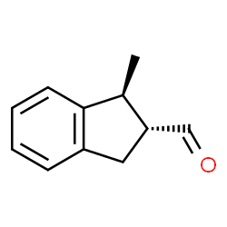 1H-Indene-2-carboxaldehyde, 2,3-dihydro-1-methyl-, (1S,2R)- (9CI) Structure