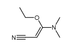 3-(Dimethylamino)-3-ethoxyacrylonitrile structure