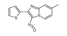 7-methyl-3-nitroso-2-thiophen-2-ylimidazo[1,2-a]pyridine Structure