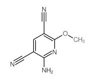 3,5-Pyridinedicarbonitrile,2-amino-6-methoxy- picture